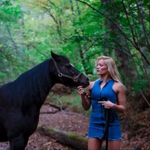 Body con zip up jean mini dress